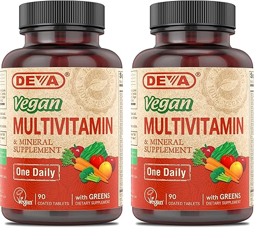 Deva Suplemento multivitamínico y mineral vegano fórmula vegana con alimentos enteros verdes verduras y hierbas alta potencia fabricado en Estados