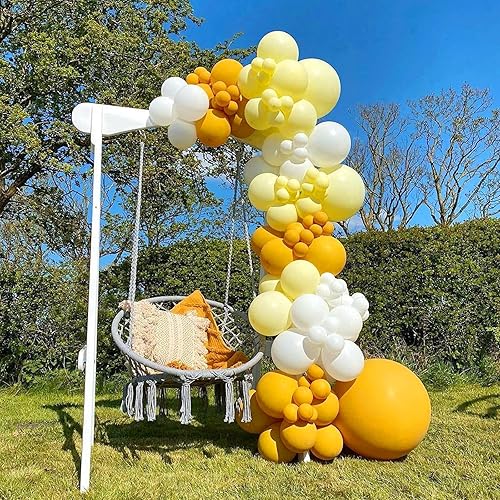 Miniatura 3 de Globos beige nude de diferentes tamaños, globos de albaricoque de 12 pulgadas, 5 pulgadas, 80 unidades, guirnalda de globos blancos nude para feliz