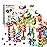 PicassoTiles 200pc Magnetic Marble Run Tiles Toy STEM Educational Race Track with Light Up Marbles Magnet Tile Building Blocks Maze Kit Sensory Pretend Play Toys for Toddlers Boys Girls Ages 3+ PTG200