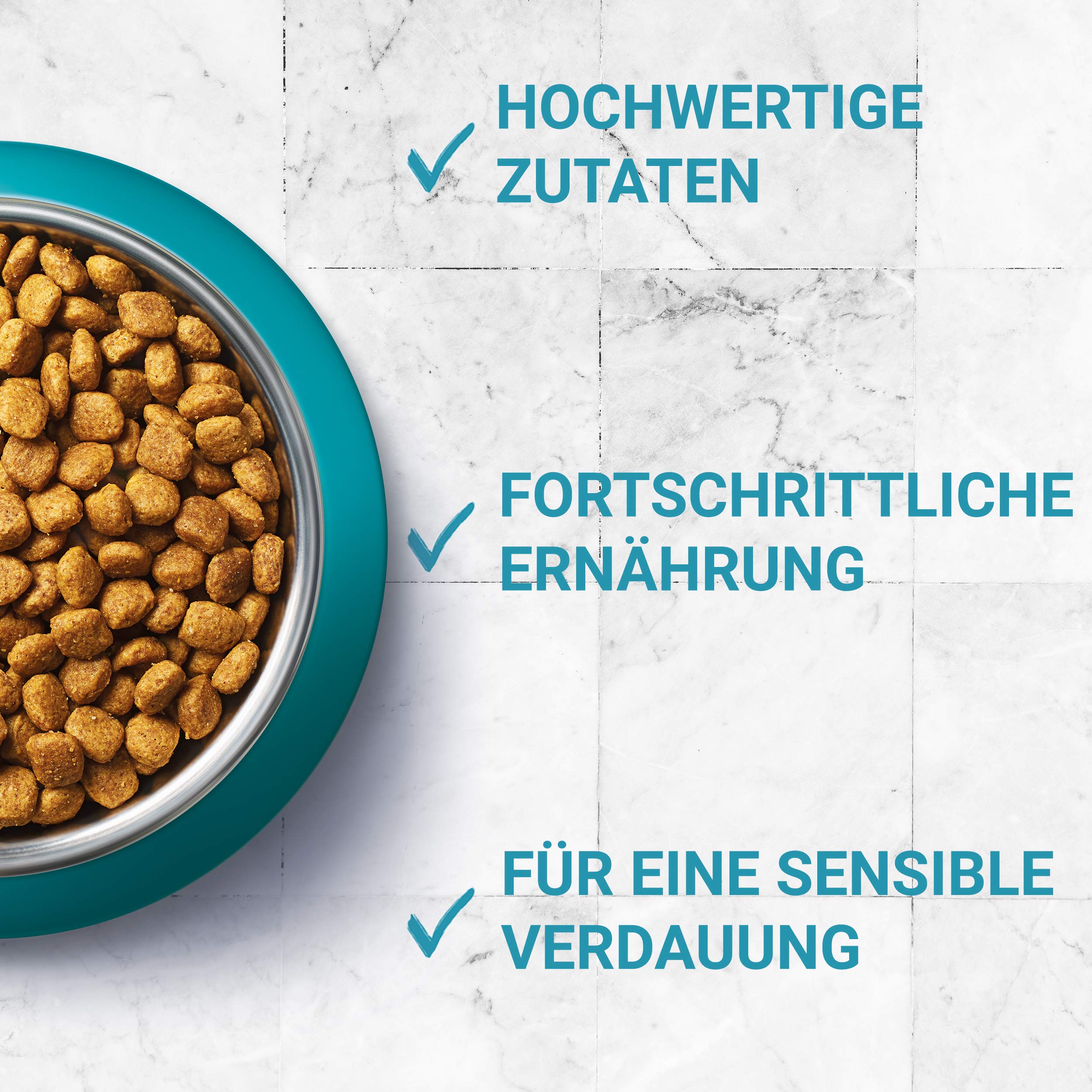 PURINA ONE BIFENSIS Sensitive - Cibo secco per gatti ricchi di tacchino, 6 x 800 g