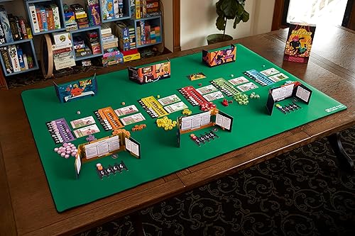 Miniatura 3 de Tapete de juego de mesa 3.5 x 5.5 piesgrueso superacolchadoborde cosidoresistente al agua con funda de transporte - para juegos de mesa de mesa,