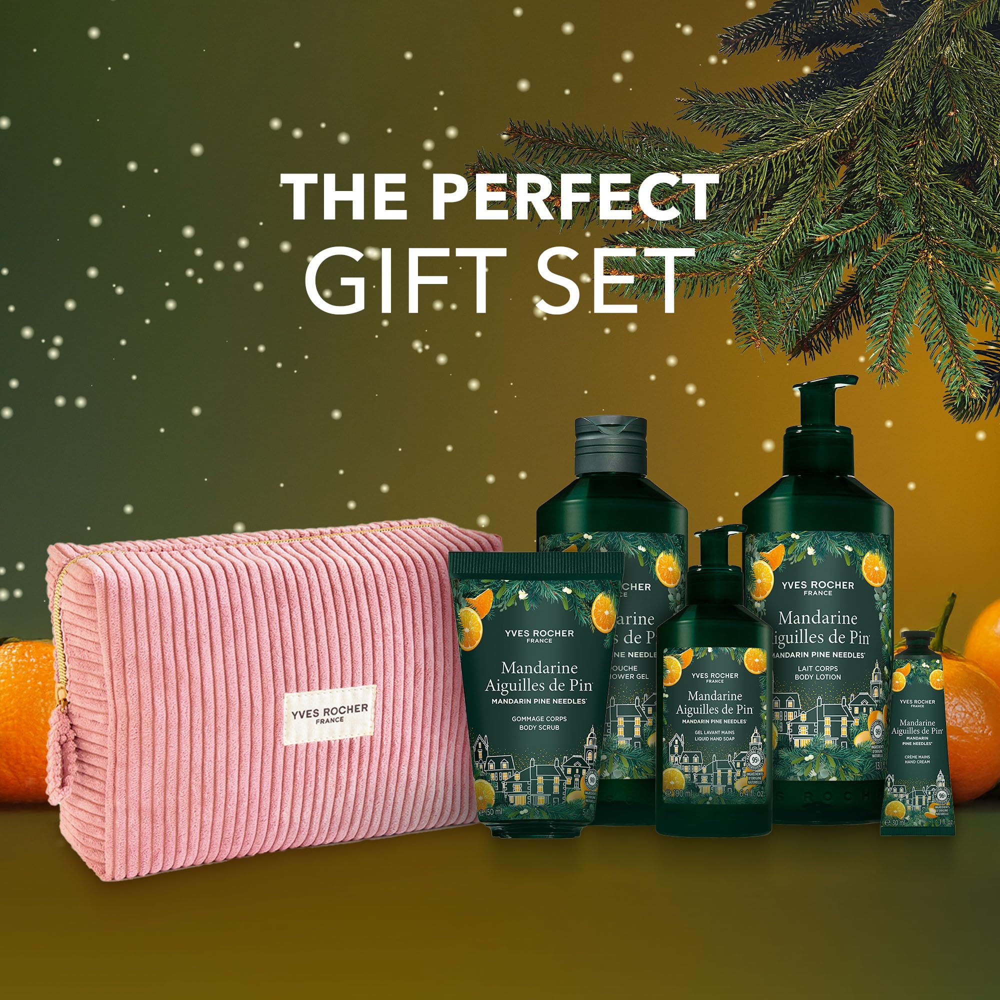 Yves Rocher Holiday Gift Set 2025 | Large-Mandarin Pine Needles