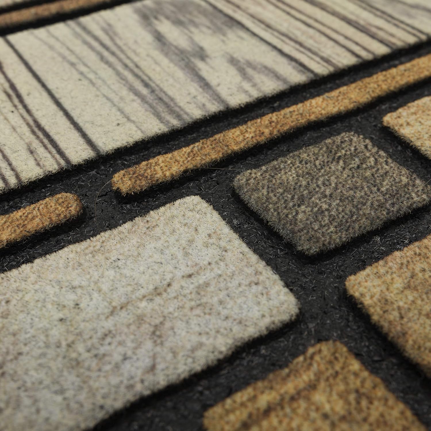 Drifted Nature 35" x 23" Recycled Rubber Outdoor Doormat