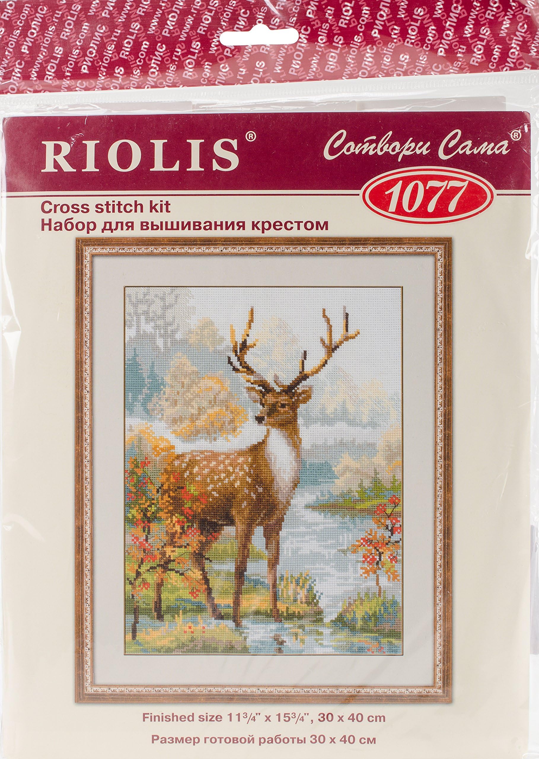 Counted Cross Stitch Kit, Riolis, Cabin With A Bell, R1663