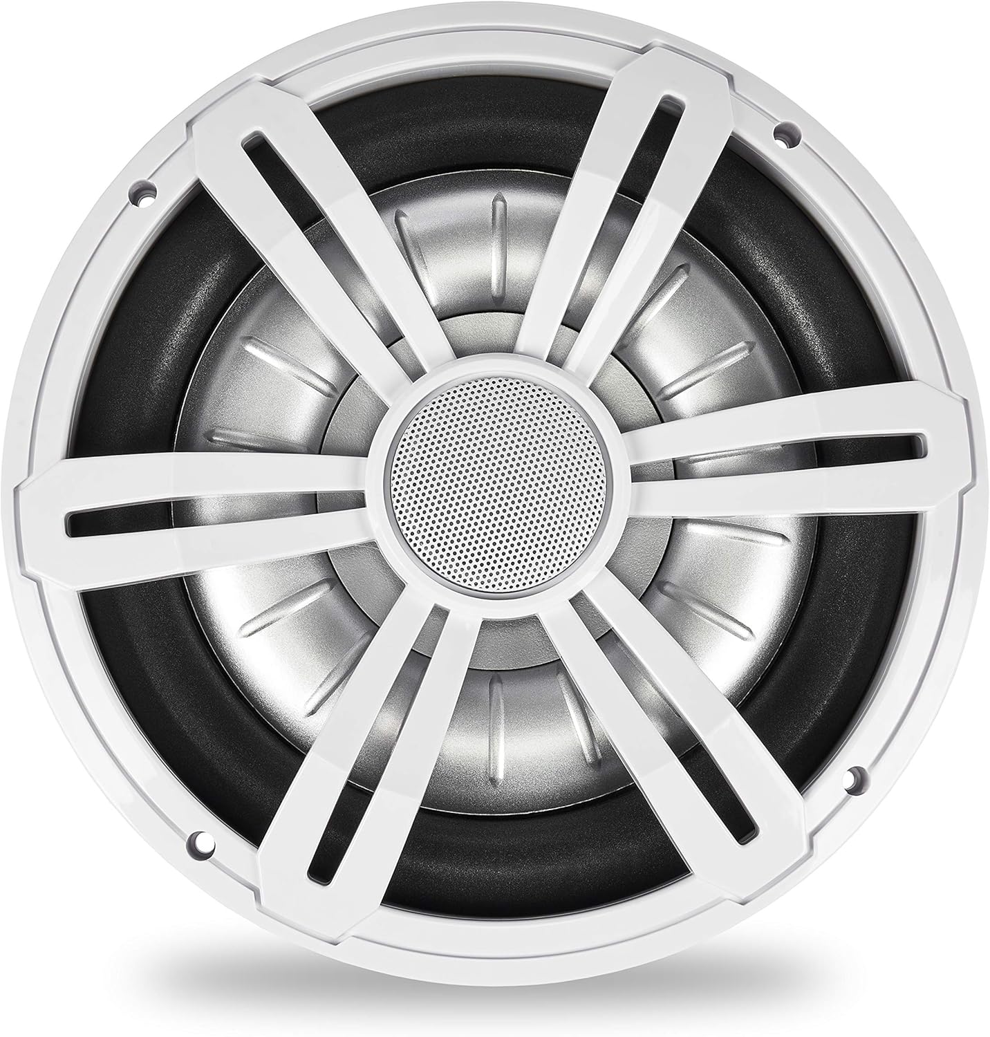 BELVA BMSS10RW 800W Peak (400W RMS) 10" Shallow Marine Subwoofer with Multi-Color LED Lighting for Boats/ATV/UTV/SxS/Powersport - Image 2