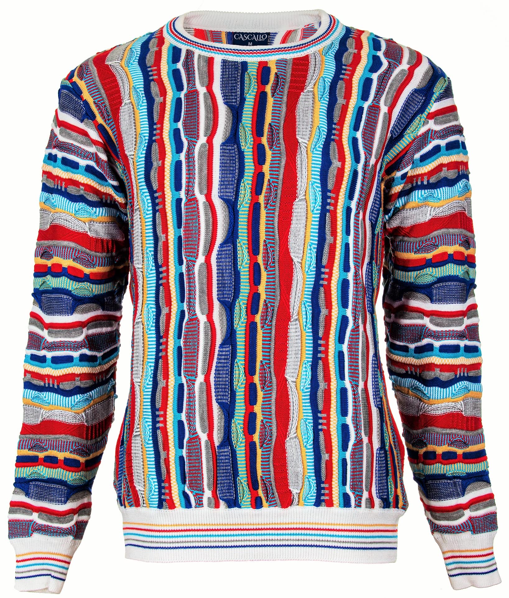 CASCALLO Pullover Herren Strickpullover Top Preis Leistung Geschenke für Männer Pullover Sale Herren Baumwollpullover rot Sommer Winter Männer Pulli Marken Herren Pullover bunt Regular Fit