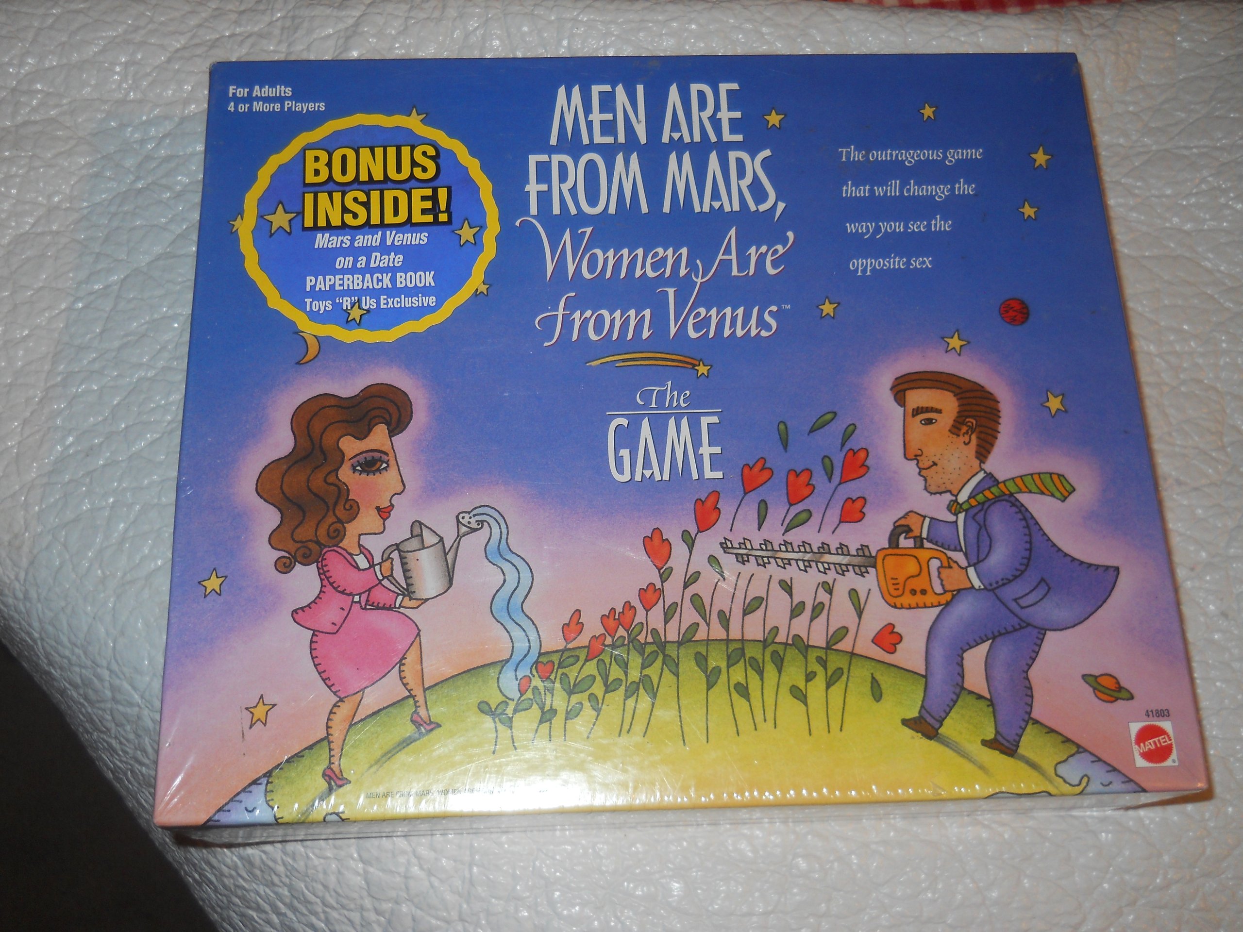 Amazon.com: Mattel Men are from Mars Women are from Venus Board
