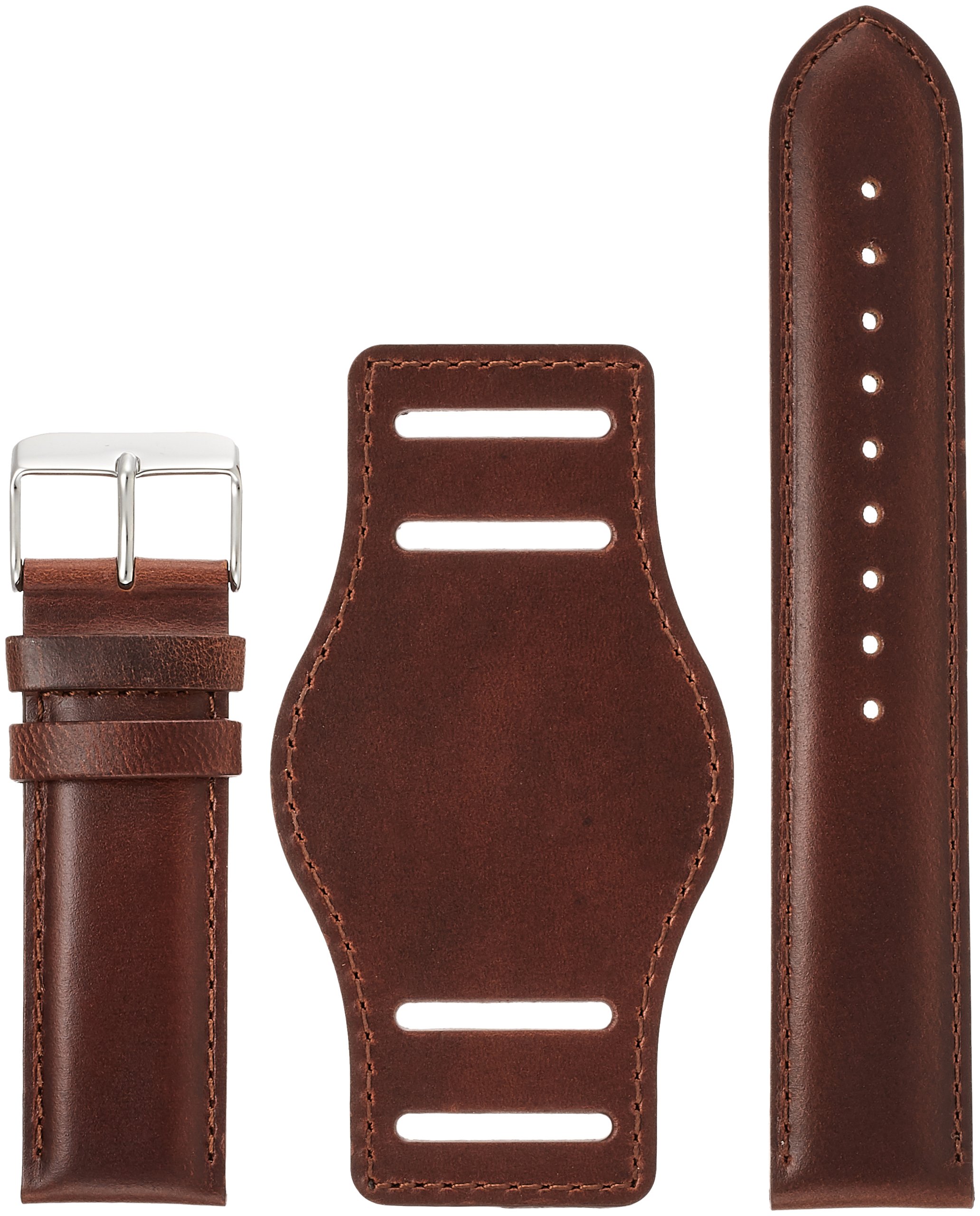 HDT Design Bund - Tabacco with Tabacco Stitching [22mm]