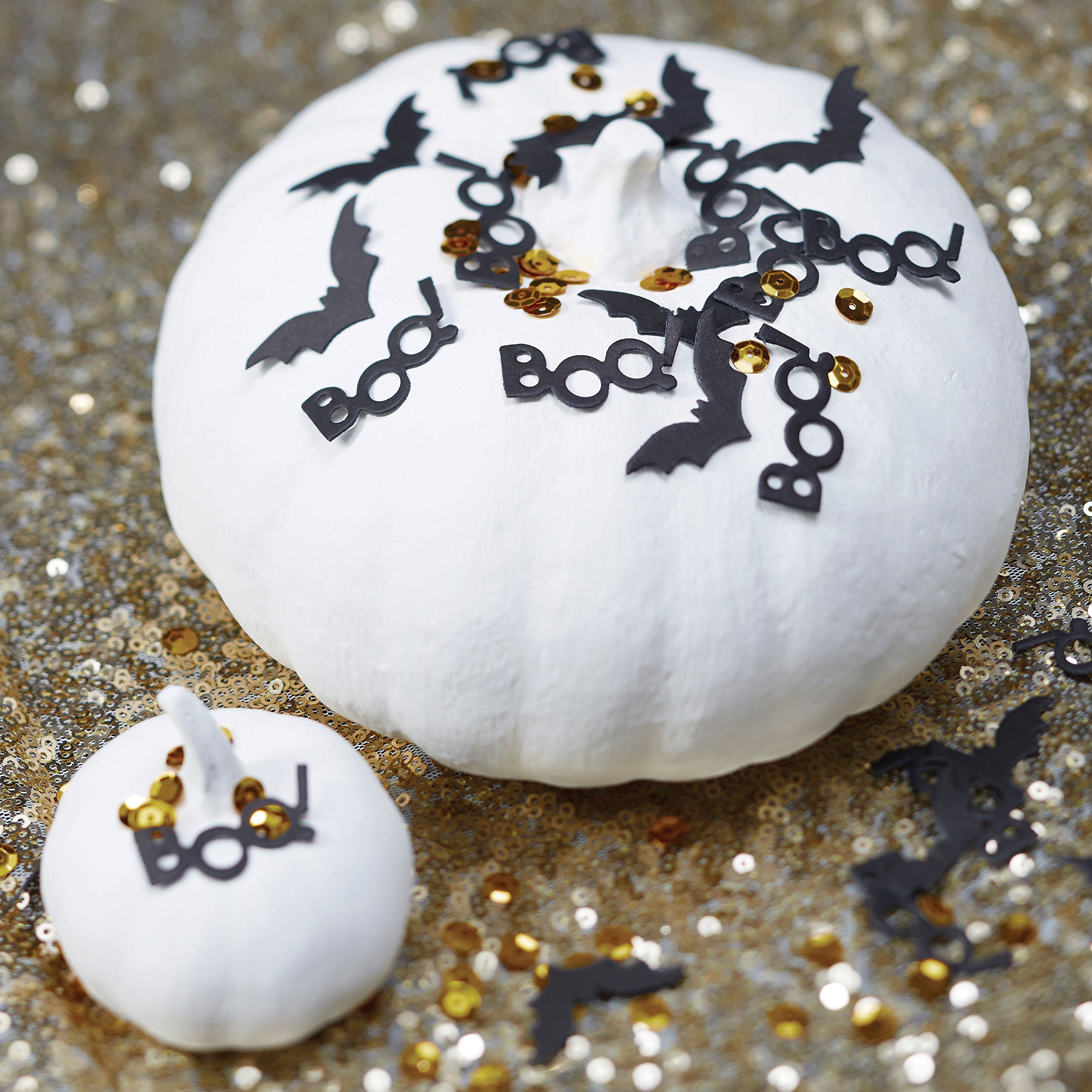 Halloween-Tischkonfetti – Schwarz-gold, 14 G | Grusel-Deko Für Die Halloween-Party
