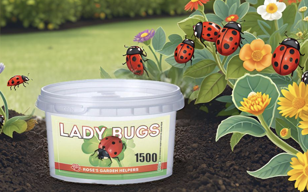 Amazon.com: 1500 Pre-Fed Live Ladybugs for Aphid Control