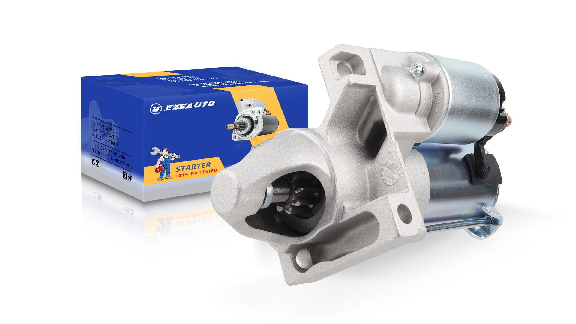 Image of Ezexpreze 6785 Starter for 2006-2011 Chevrolet Impala 3.5 3.9L, 2006-2007 Monte Carlo 3.9L, 2009-2011 Buick Lucerne 3.4L, 2006 Equinox Torrent 3.4L V6, 12610636 89017845 8000216 89017845 410-12351