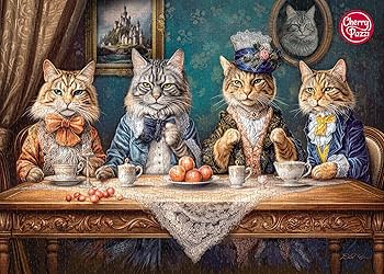 Amazon.com: CherryPazzi Tea Party 1000 Piece Jigsaw Puzzle