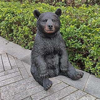 Hi-Line Sitting Black Bear Figurine