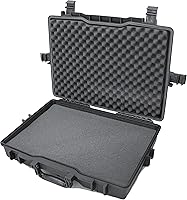 Vista 6 de CASEMATIX Funda rígida impermeable para laptop de 15.6 a 17 pulgadas, compatible con laptops Razer Blade Gaming 17, Stealth y más accesorios