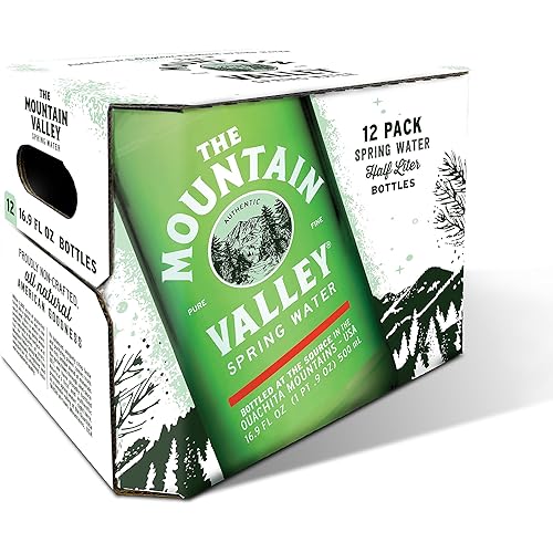 THE MOUNTAIN VALLEY NATURAL PURE FINE 500 ML Glass Spring Water