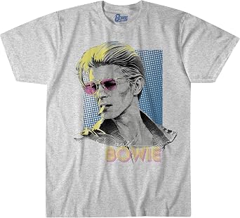 Liquid Blue Unisex Adult David Bowie Bowie Sketch T-Shirt