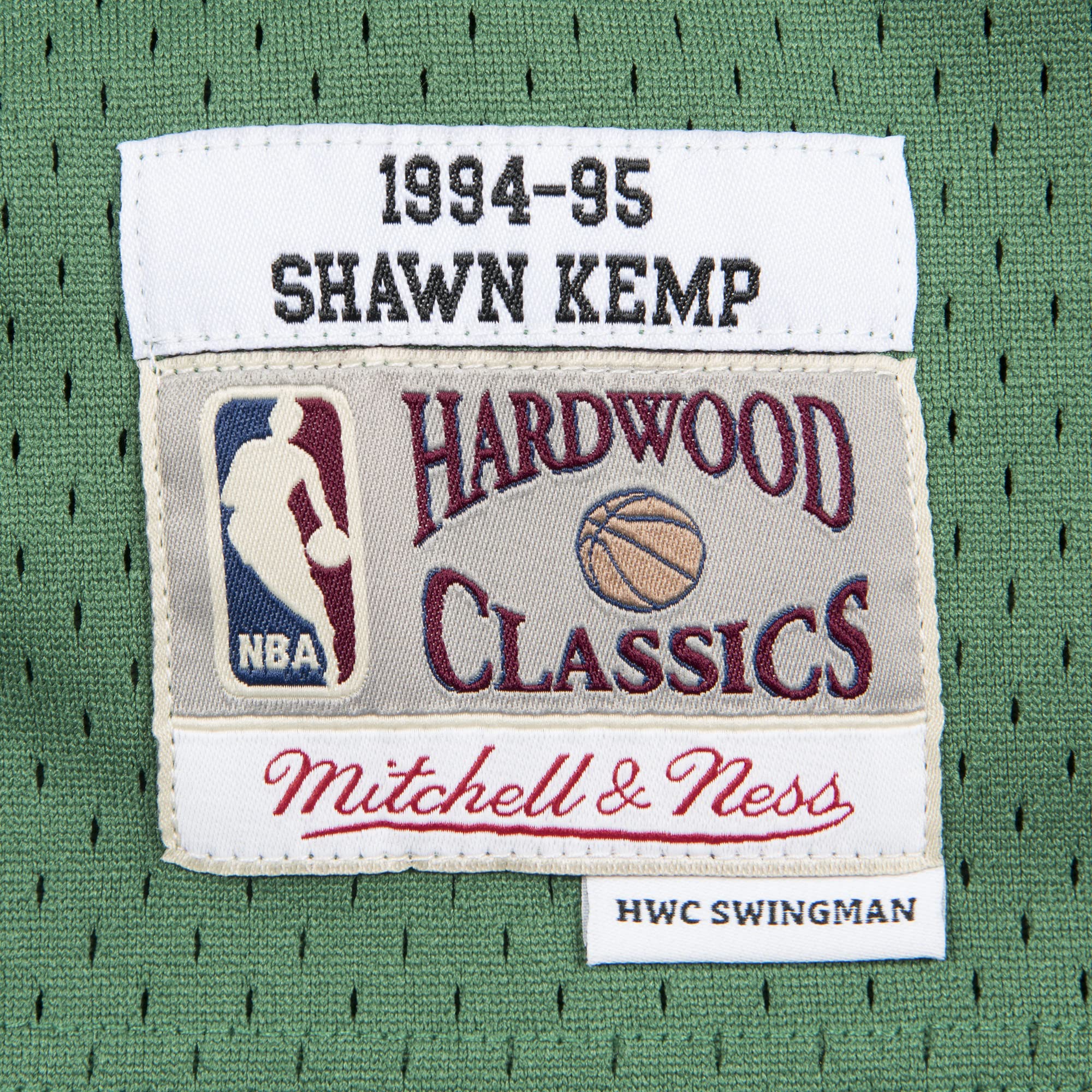 Mitchell & Ness Maglia NBA Swingman 2.0 Seattle Supersonics 1994-1995 - S. Kemp (Verde Scuro)(S)