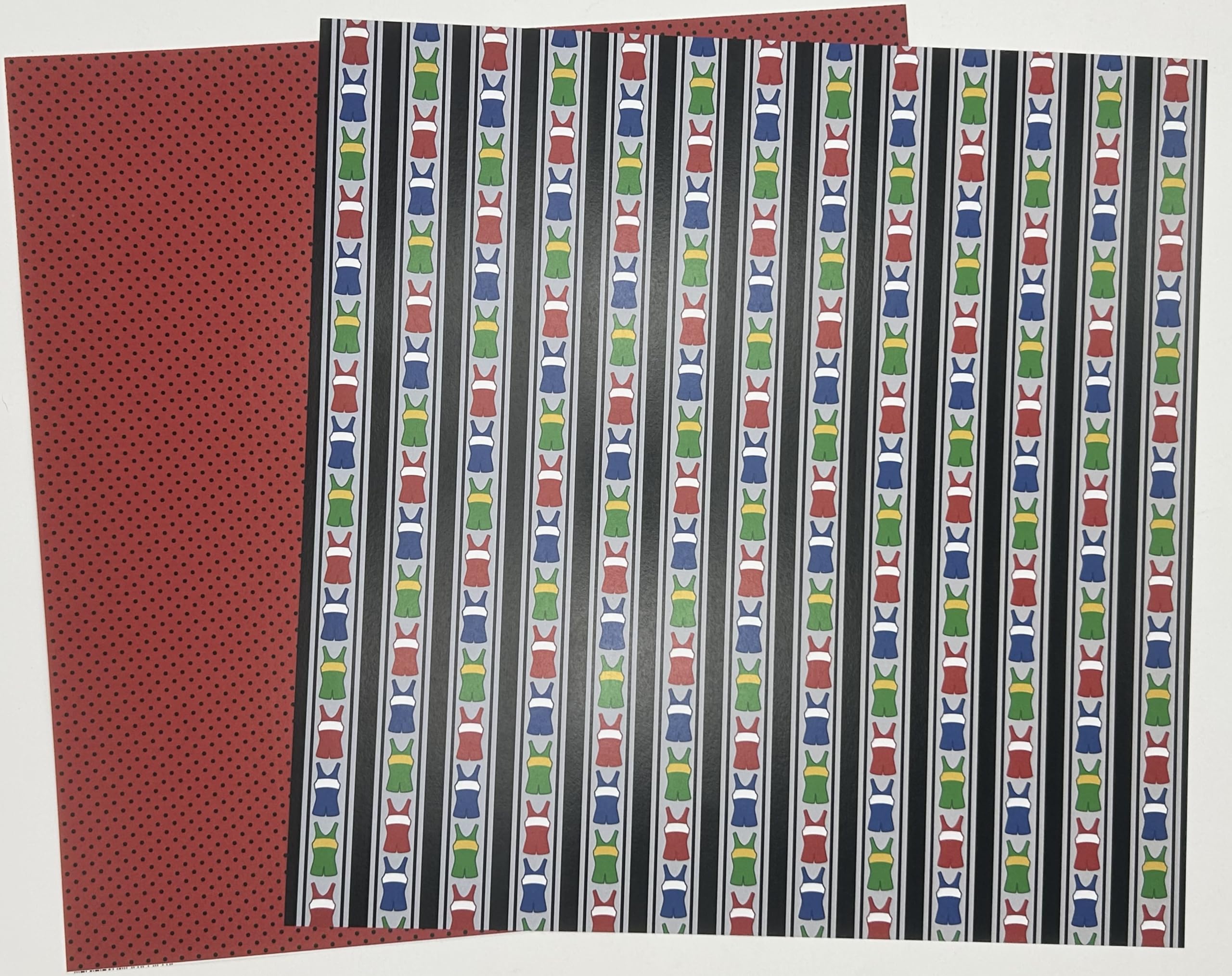 Scrapbook Customs Tematyczny zestaw do scrapbookingu papieru, życie zapaśniowe