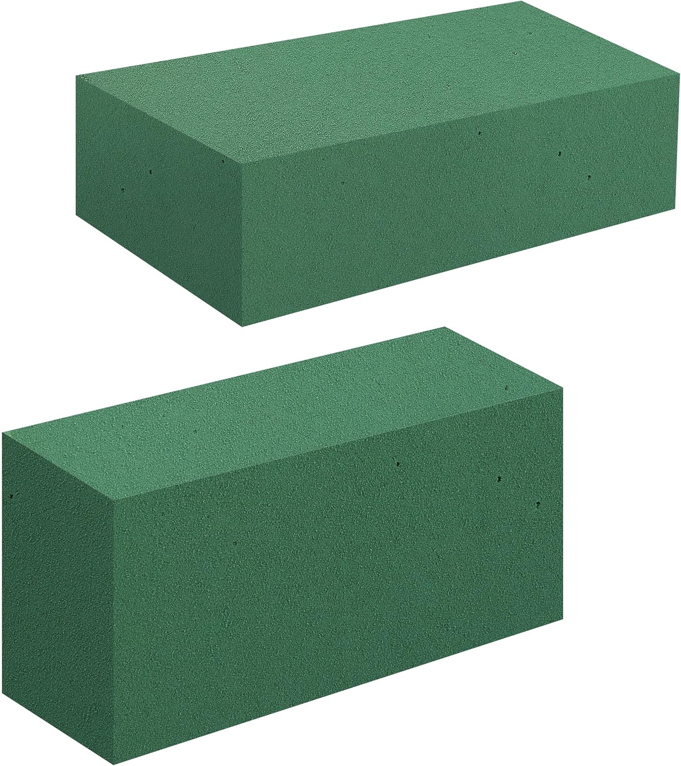 JIEJIEGS 2 Pack Floral Foam for Flower Arrangement, Wet/Dry Floral Foam
