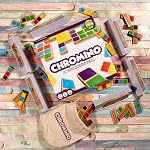 Chromino (Version bilingue français/anglais) - Un jeu d'Asmodee | Âges 6+ - 1 à 6 joueurs - Temps de jeu de 30 à 45 minutes - Jeux de société - Stratégie/Jeu familial