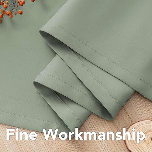 Miniatura 328 de H.Versailtex - Cortinas opacas con aislamiento térmico para oscurecer la habitación, cortinas extralargas, paneles con ojales