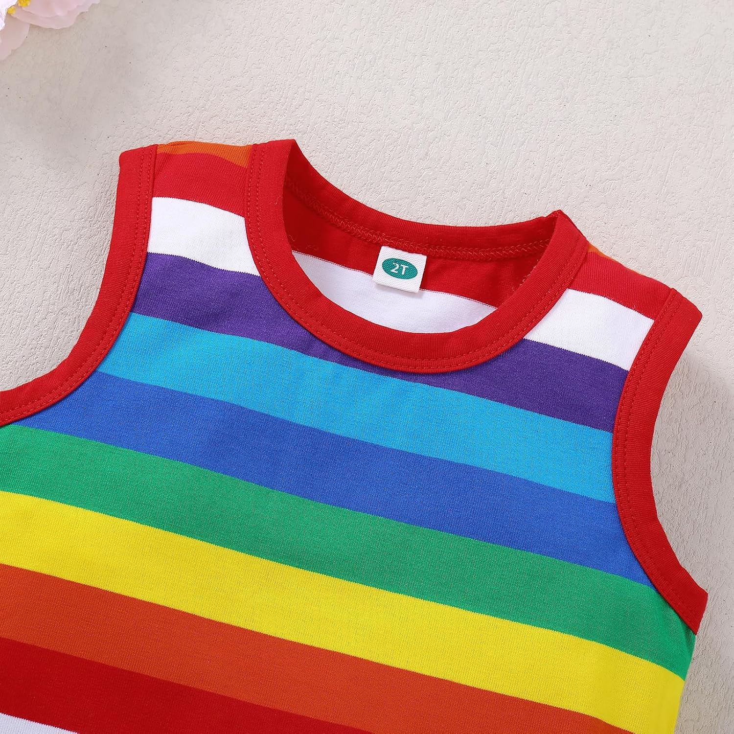 2T-12Y Baby Toddler Girl Tank Tops Sleeveless Undershirt Kids Solid Color Shirt Casual Tee