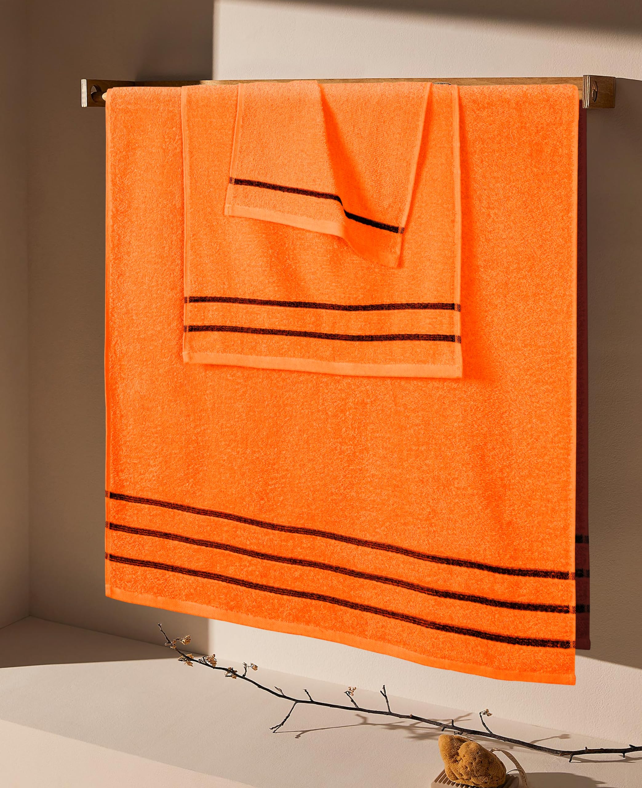 Set 3 Asciugamani In Cotone Ultra Morbido - Asciugamano Bagno, Asciugamano Viso E Telo Doccia