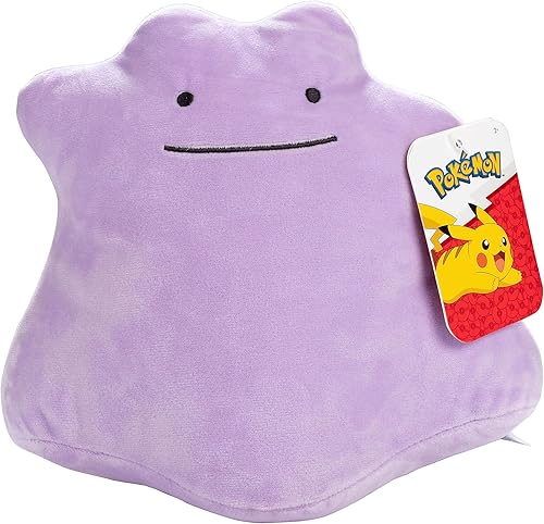 Wicked Cool Toys Pokémon Ditto - Juguete de peluche de 8 pulgadas a partir de 2 años