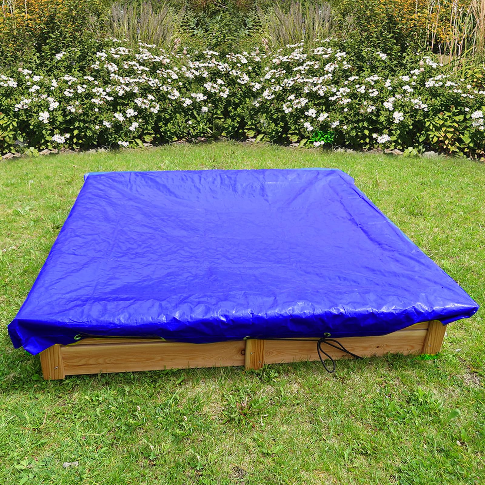 Telone Impermeabile per Esterno 3x5m PVC 420 g/m² Blu Telone Impermeabile con Occhielli e 10m Corda Telo per Auto Piscina Gazebo Mobili da Giardino Copertura Invernale