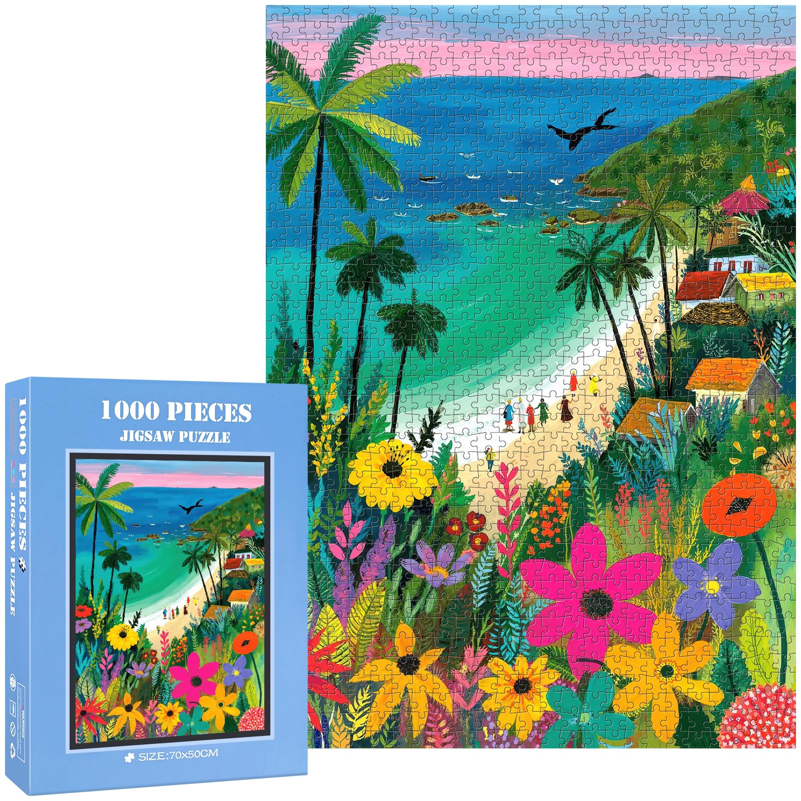 Tropical Seaside Jigsaw Puzzles for Adults 1000 Pieces