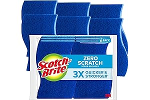 Scotch-Brite Zero Scratch Scrub Sponges: Painless Scrubbing for a Spotless Kitchen
