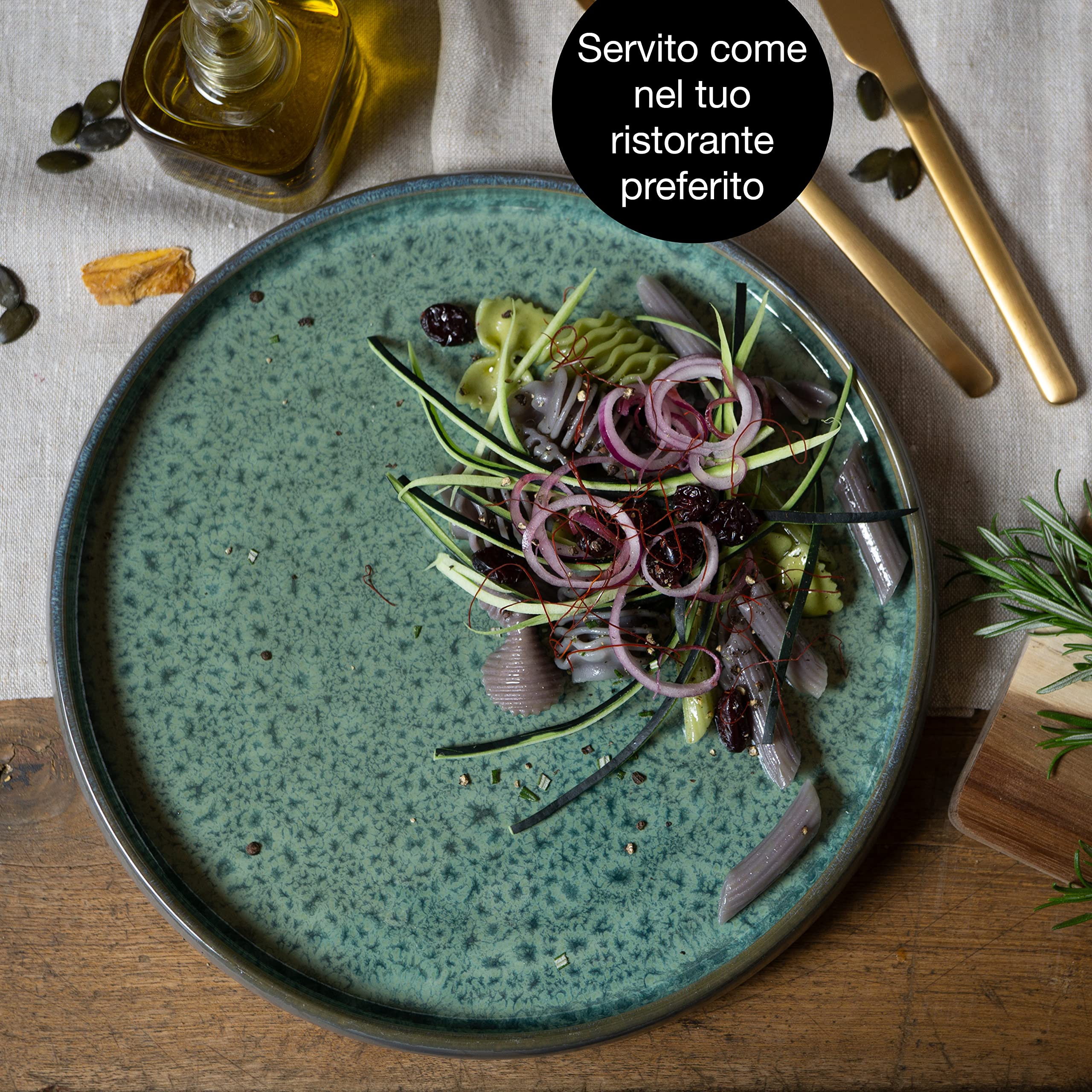 20 Piatti Dessert In Plastica Con Bordo Argento - 19cm, Riutilizzabili Per Feste - Foto 3