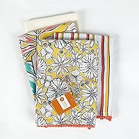 Vista 11 de TARAN LIVING Paños de Cocina y de Té Estampados de Algodón con Barra para Platos, 18 x 28 pulgadas con Ribetes, Juegos de Paños de Cocina de Algodón