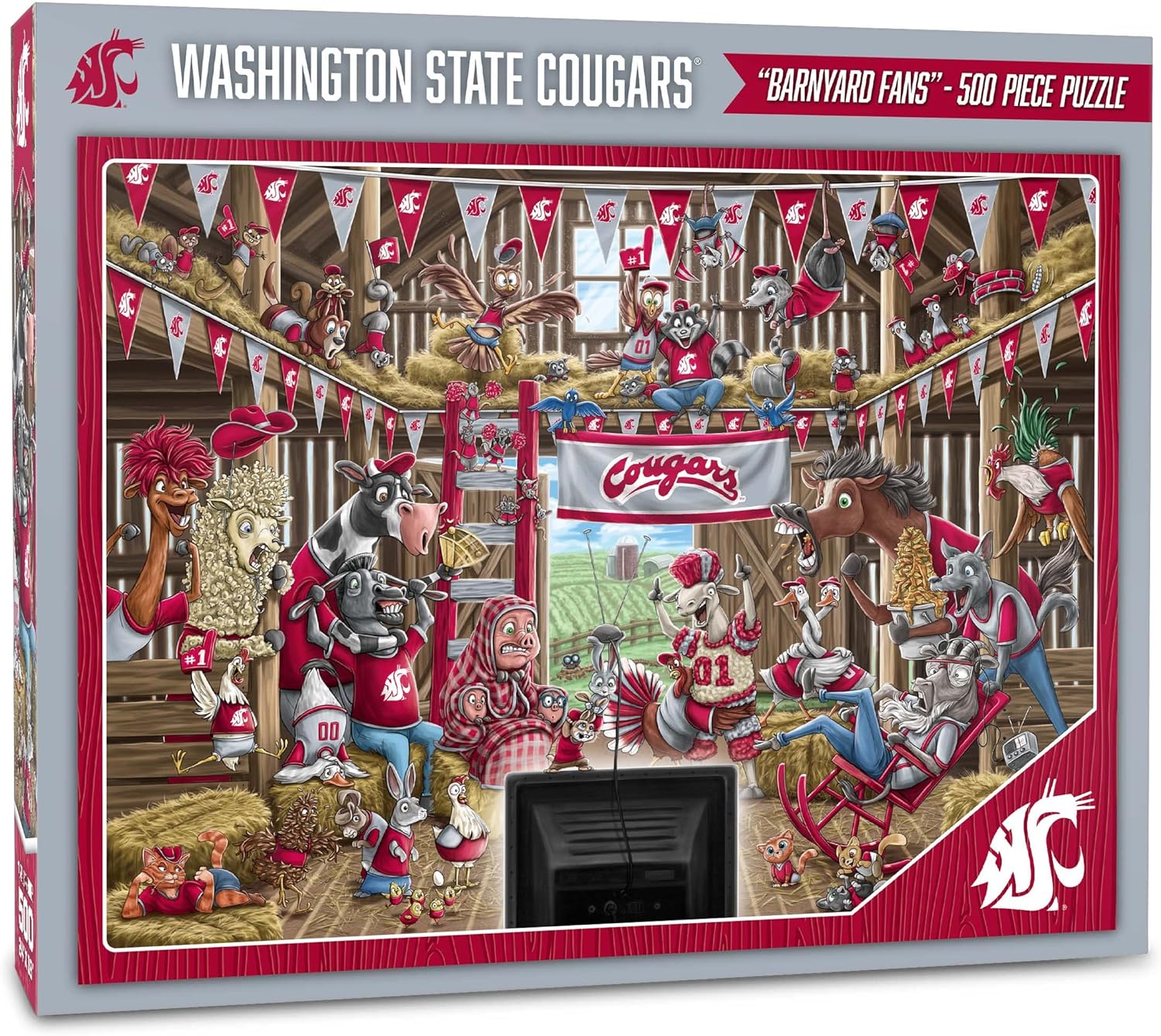 YouTheFan NCAA Barnyard Fans 500pc Puzzle