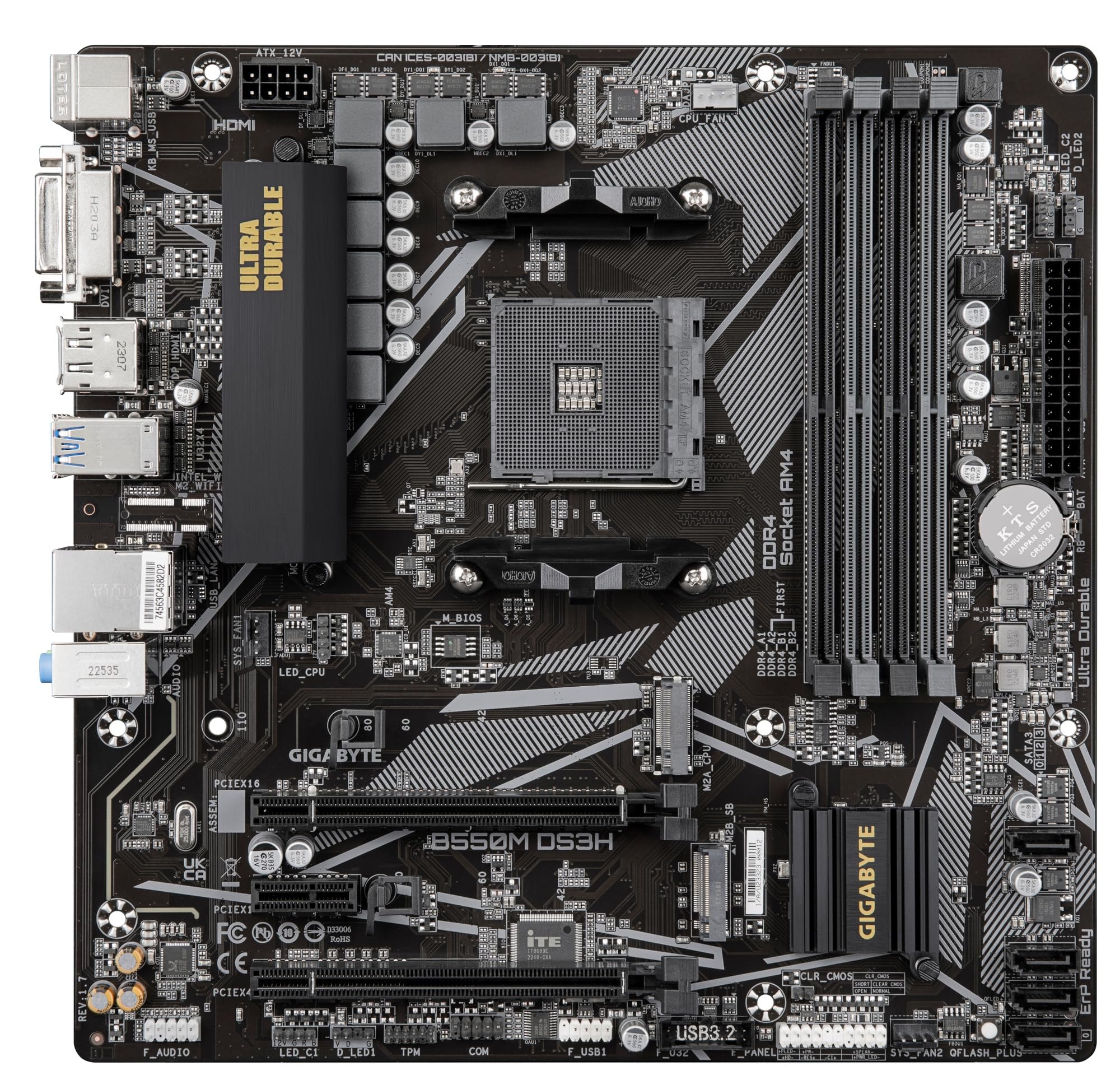 Amazon | GIGABYTE DDR4メモリ対応 AMD B550チップセット搭載 Micro