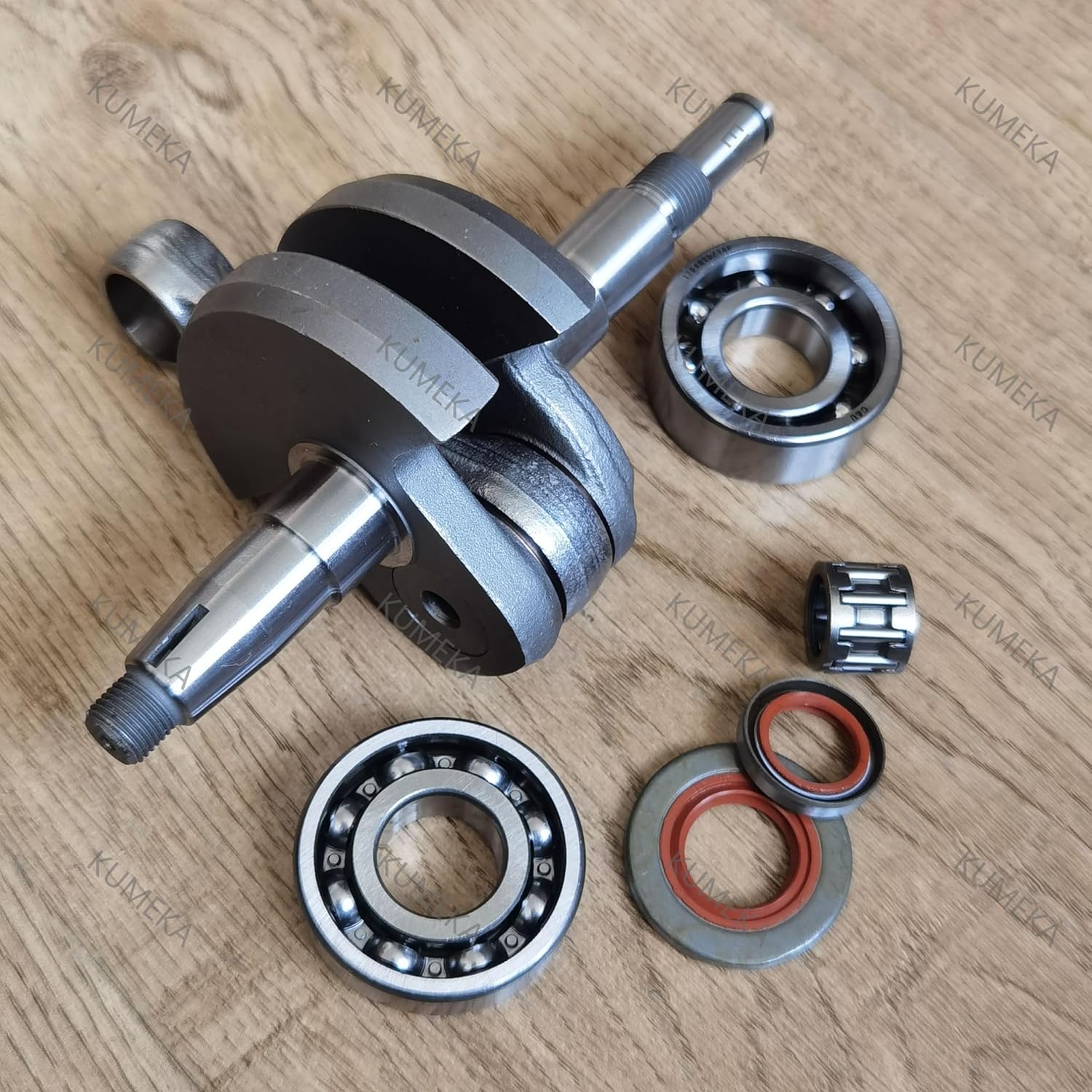 MS660 Crankshaft with Bearing and Oil Seal Fits for Stih-l 066 065 MS660 MS650 Chainsaw Spare Parts