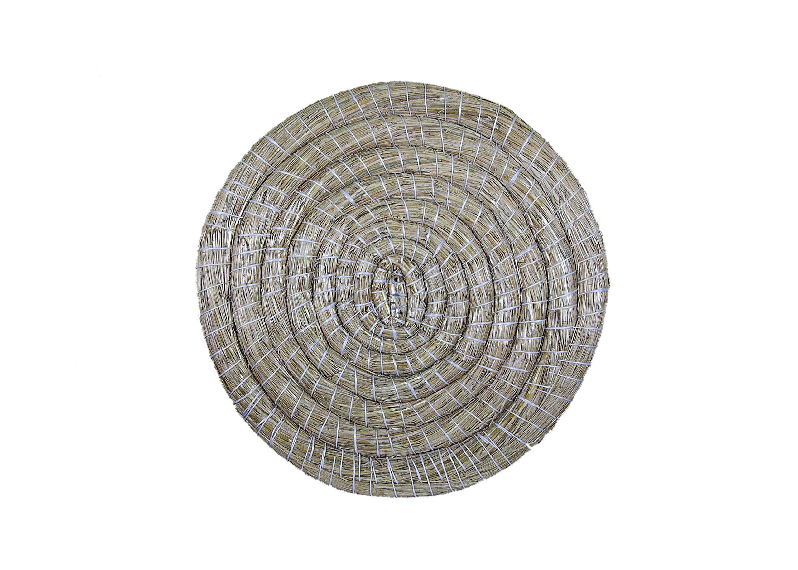 Cible en paille 65 cm haute densité pour arrêt efficace des flèches - 3