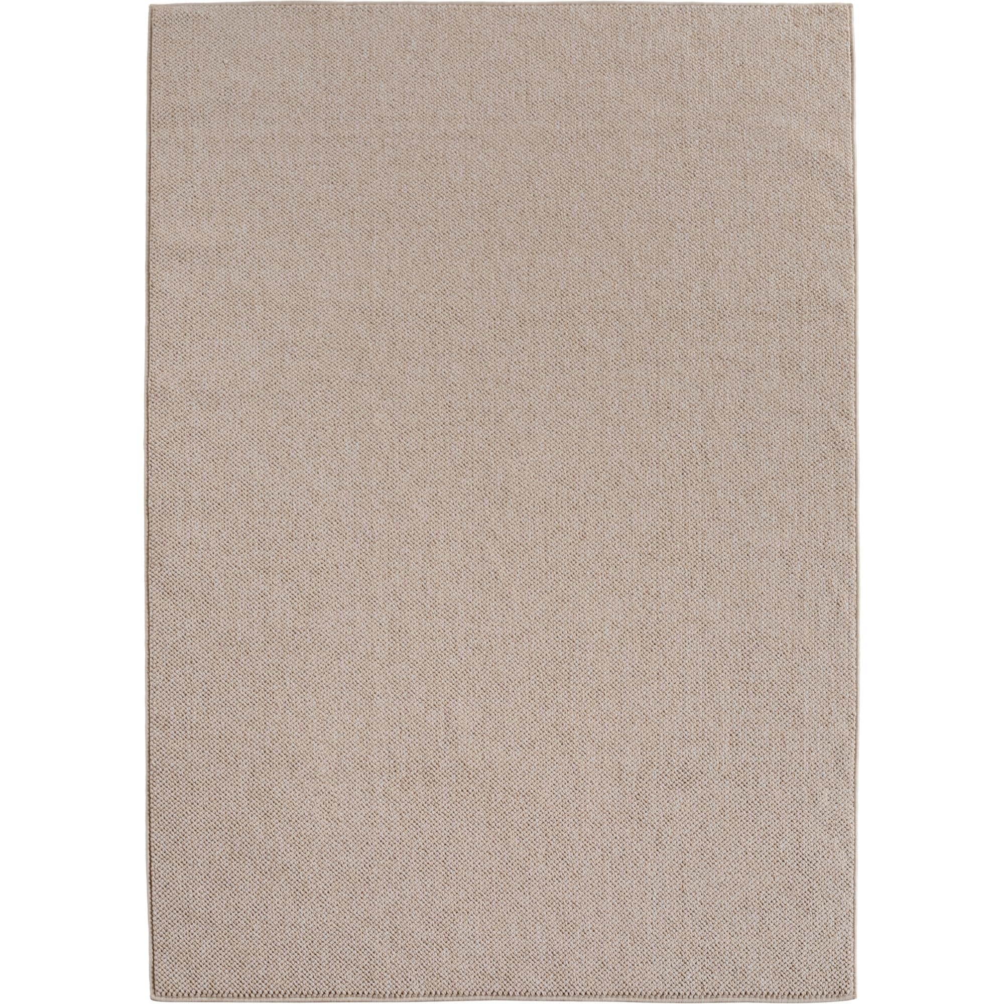 SIMPEX Alfombra 140x200 cm Beige Lisa Bouclé Bucle Estilo Escandinavo Moderna Suave Resistente Fácil de Limpiar para Salón Dormitorio Comedor Habitación Juvenil