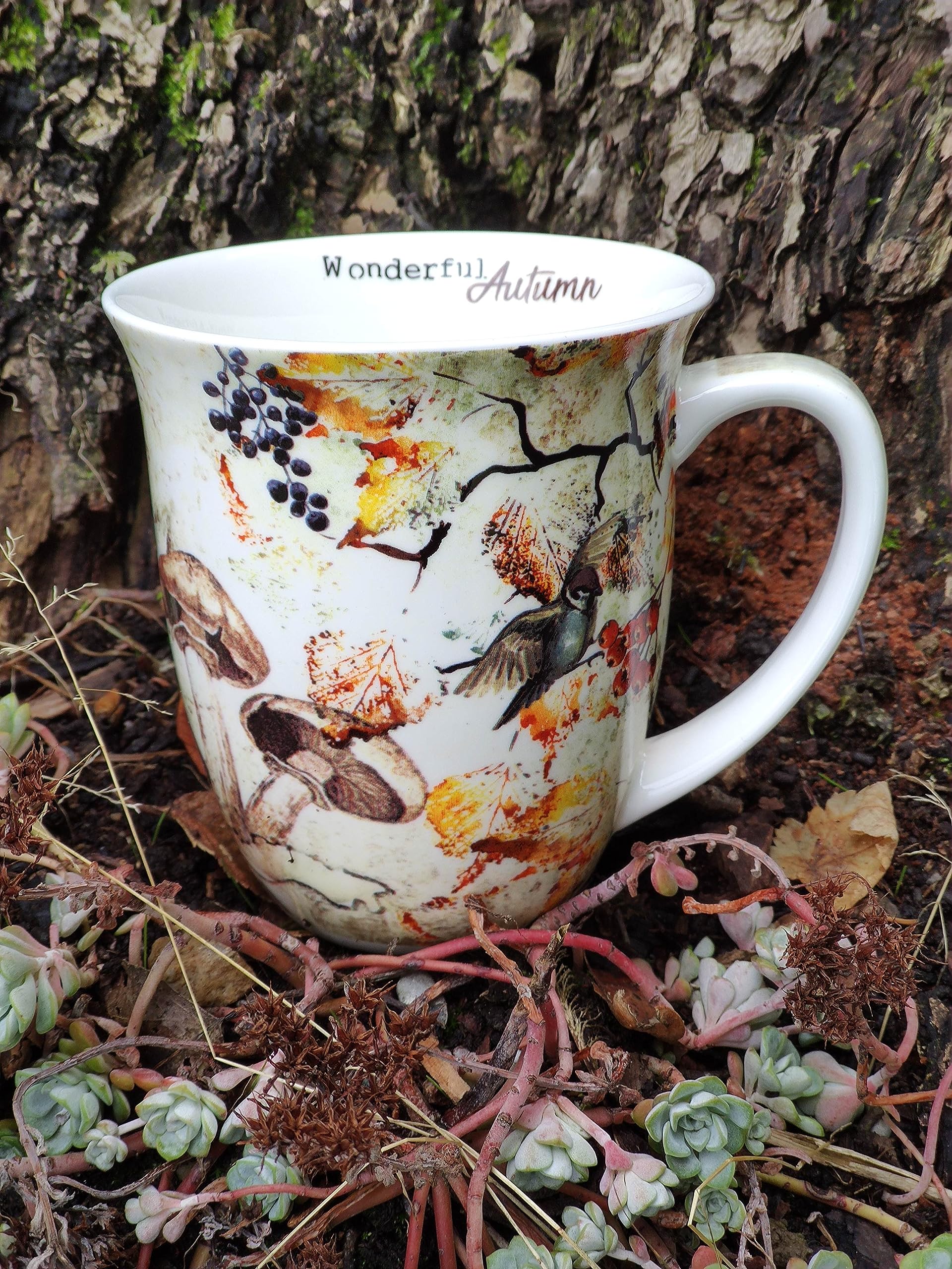 Ambiente Mug Kukeleku Tazza In Porcellana Fine 0,25 L, Decorata Interno/Esterno, Microonde E Lavastoviglie