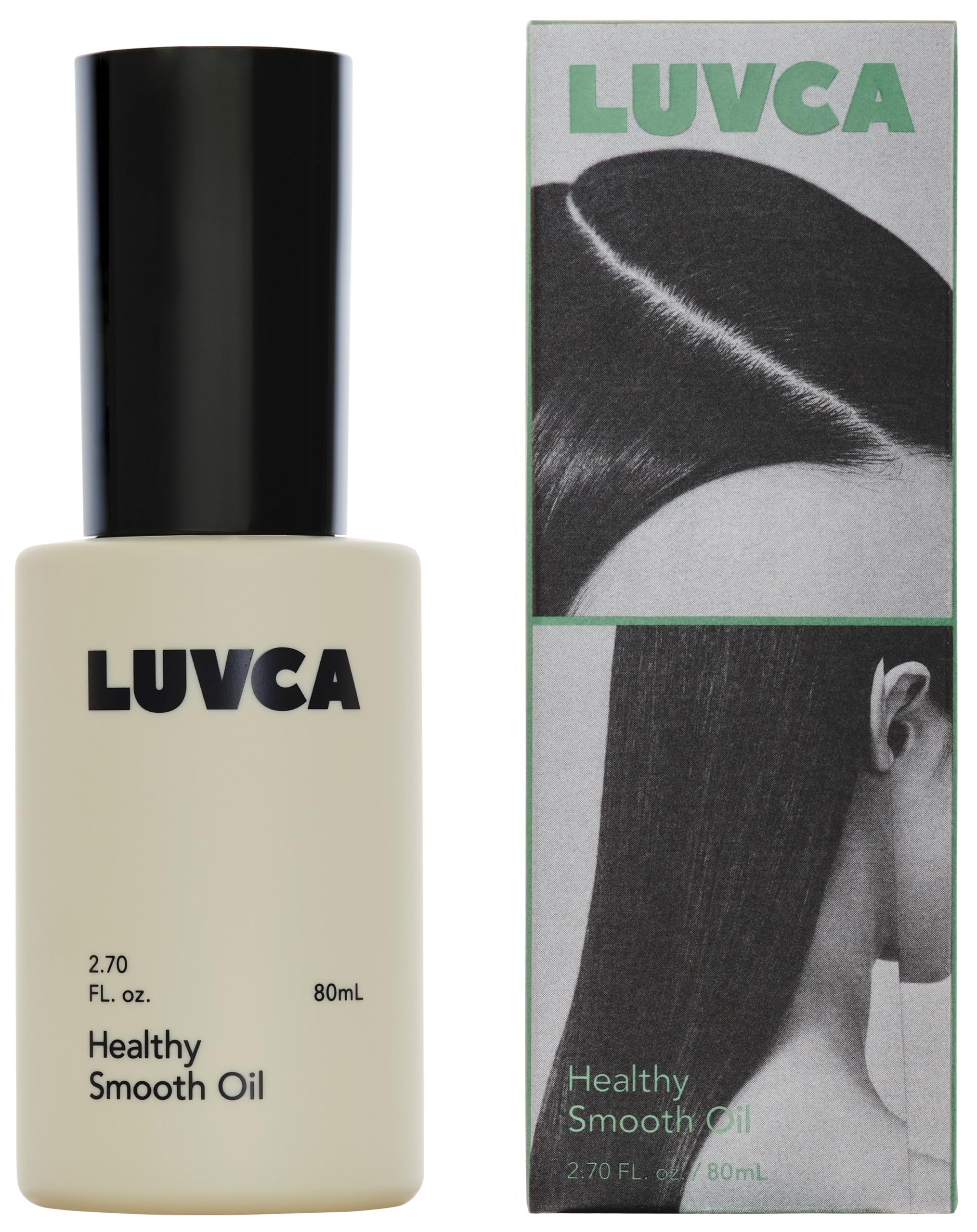 LUVCA(ラブカ) ヘルシースムースオイル 80mL ヘアオイル ストレート レイヤー スキンケア由来の保湿成分配合