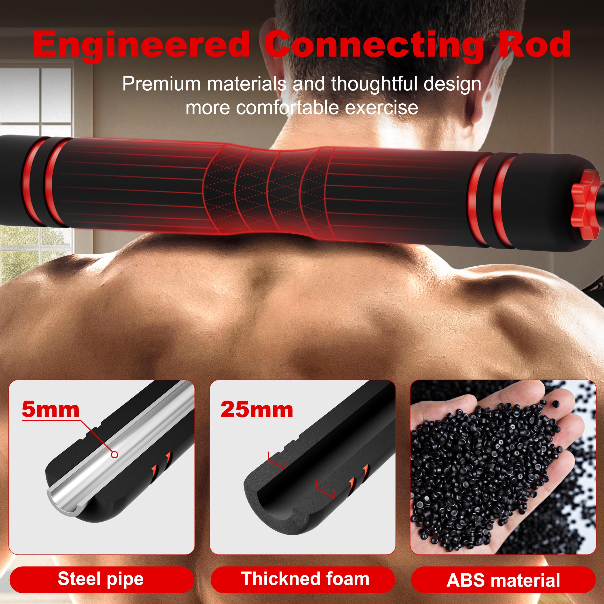 Adjustable Dumbbell Set, 20/30/45/70/90lbs, 5 in 1 Multi-Function Dumbbells | Converts to Barbell Kettlebell&Push up Stand, Free Weight Set for Home Gym Workout, Suitable for Men/Women Strength Training