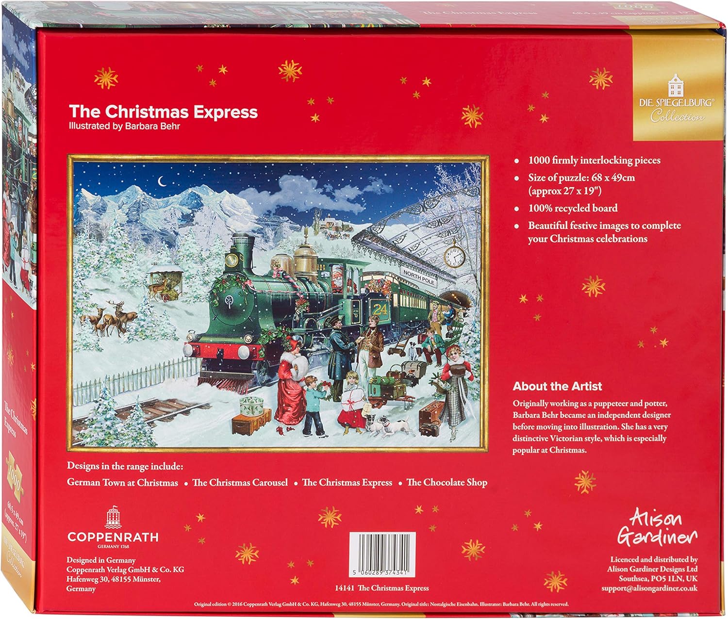 Coppenrath - The Christmas Express - 1000 Piece Jigsaw Puzzle