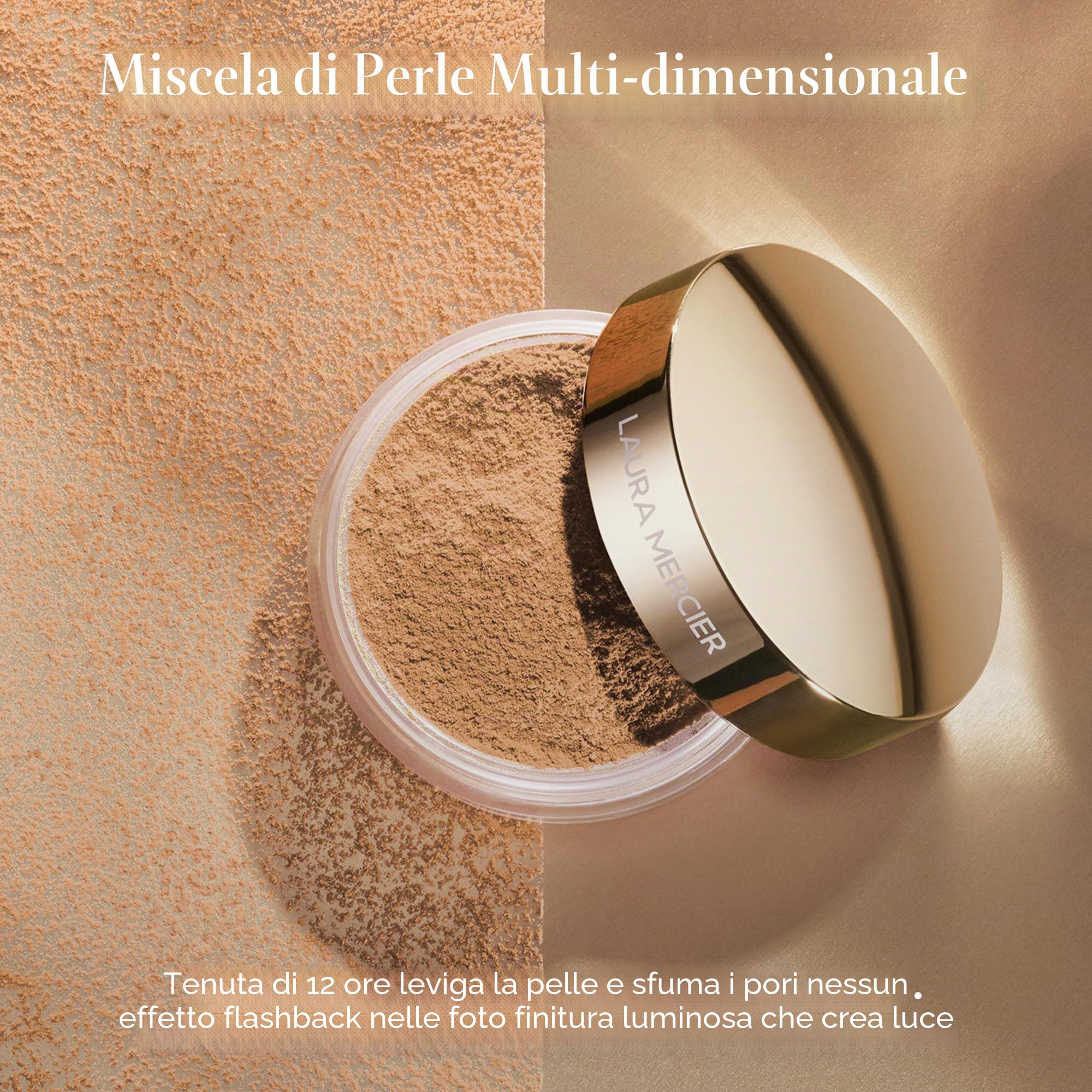 Laura Mercier Cipria fissante trasparente in polvere libera senza talco