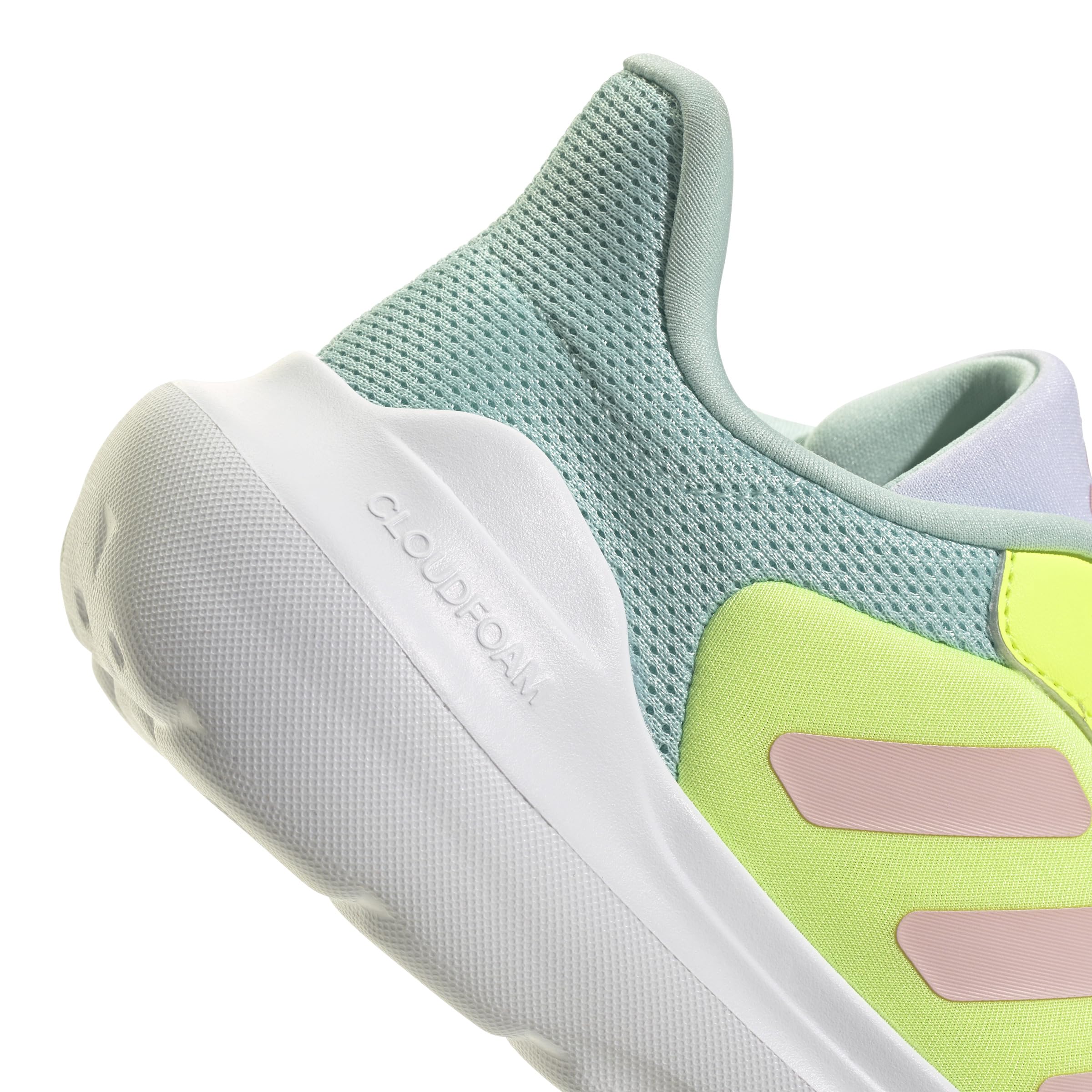 adidas Unisex niños TENSAUR Run 3.0 Shoes Junior, FTWR White/Clear Pink/hi-Res Yellow, 38 2/3 EU