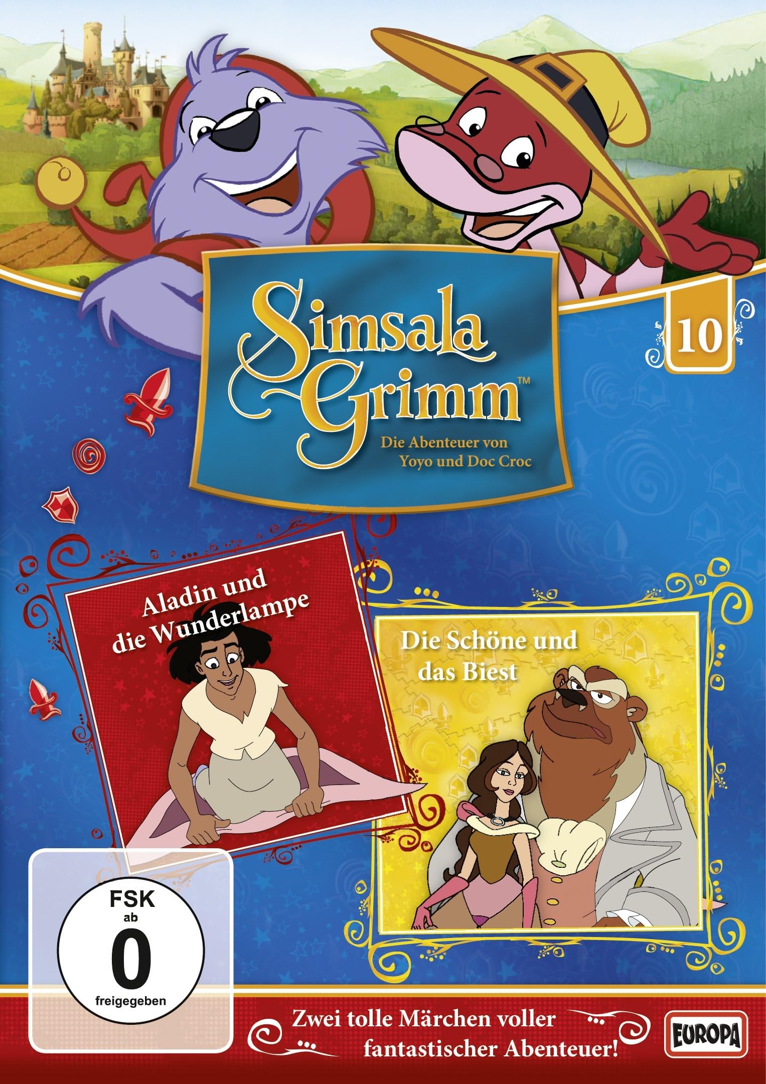 10/Aladin/Die Schone Und Das Biest [DVD] [Import]