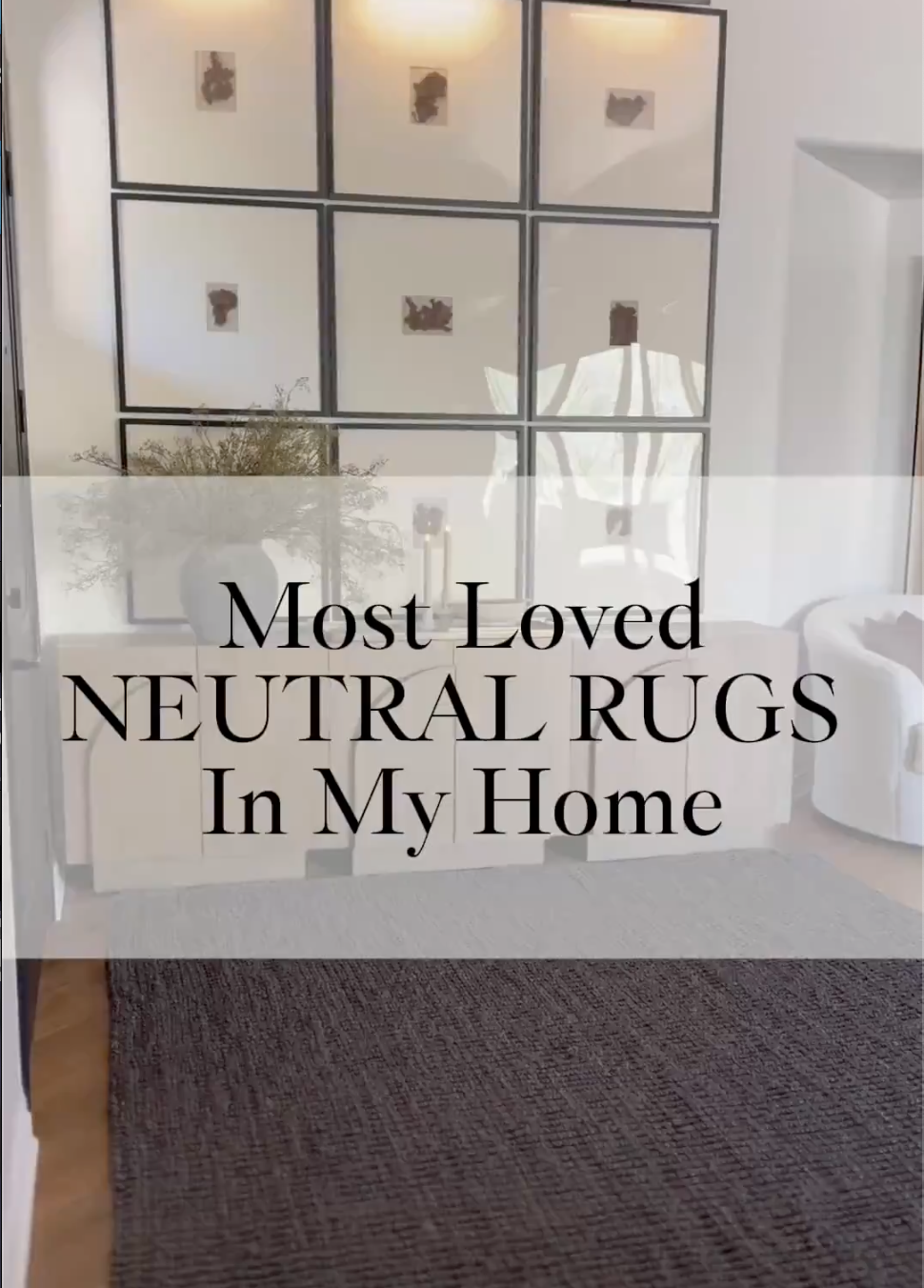 Watch Neutral Rugs In My Home #founditonamazon #interiordesign on ...
