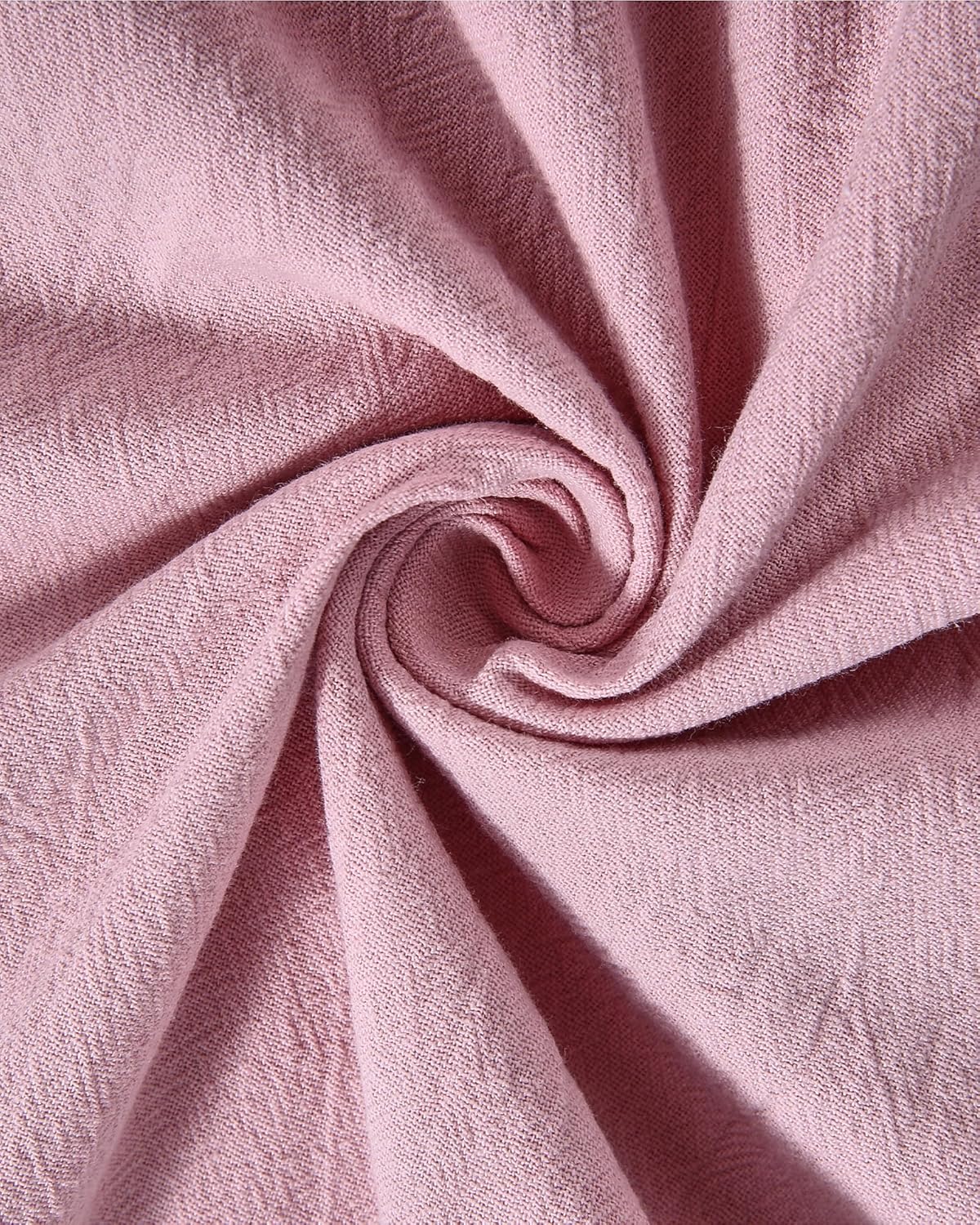 Women's Plus Size Short Sleeve Casual Cotton Linen Long Dress Crew Neck Button Summer Beach Maxi Dress - Image 6