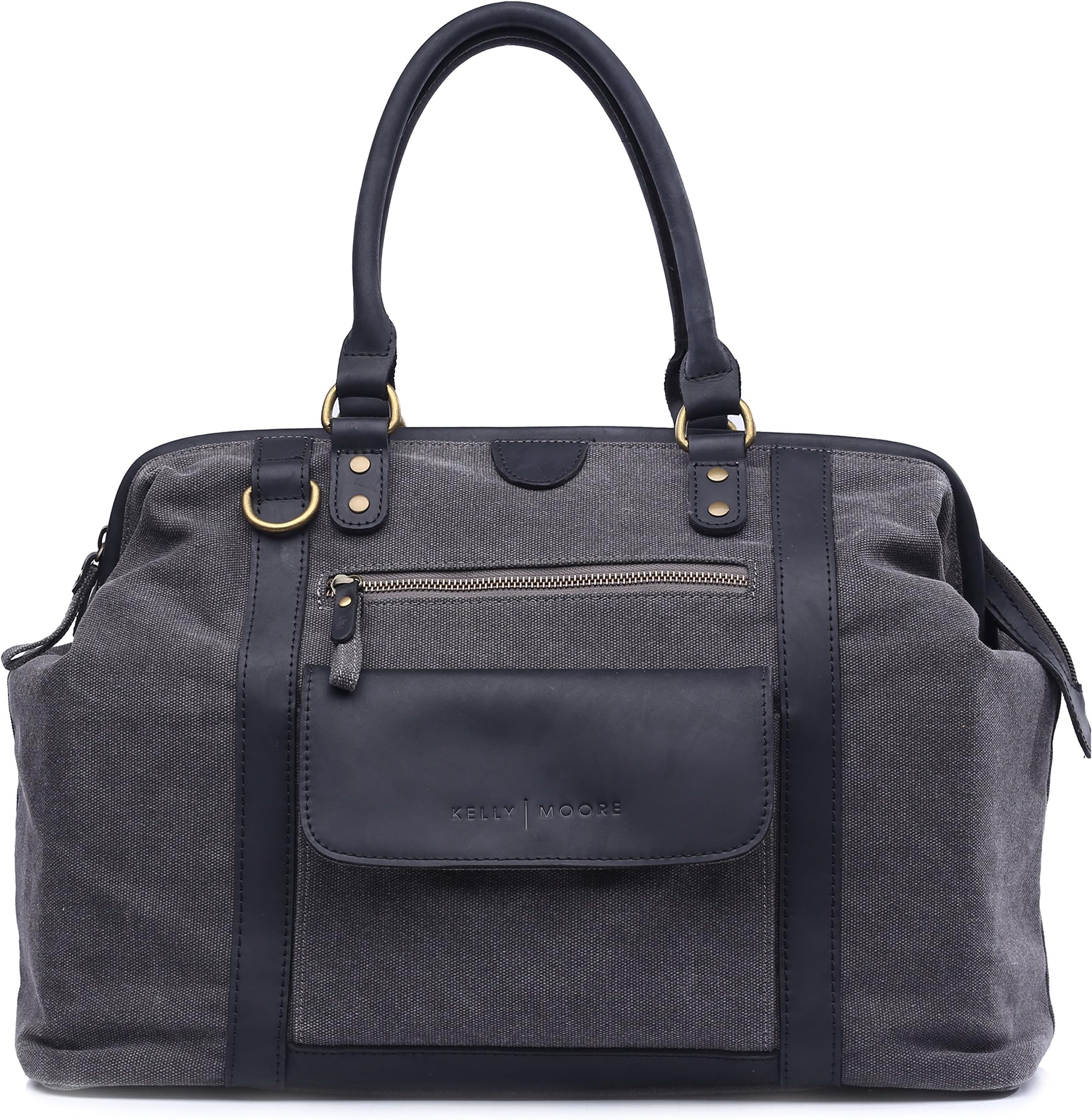 Jude Grey/Black Large Shoulder Bag