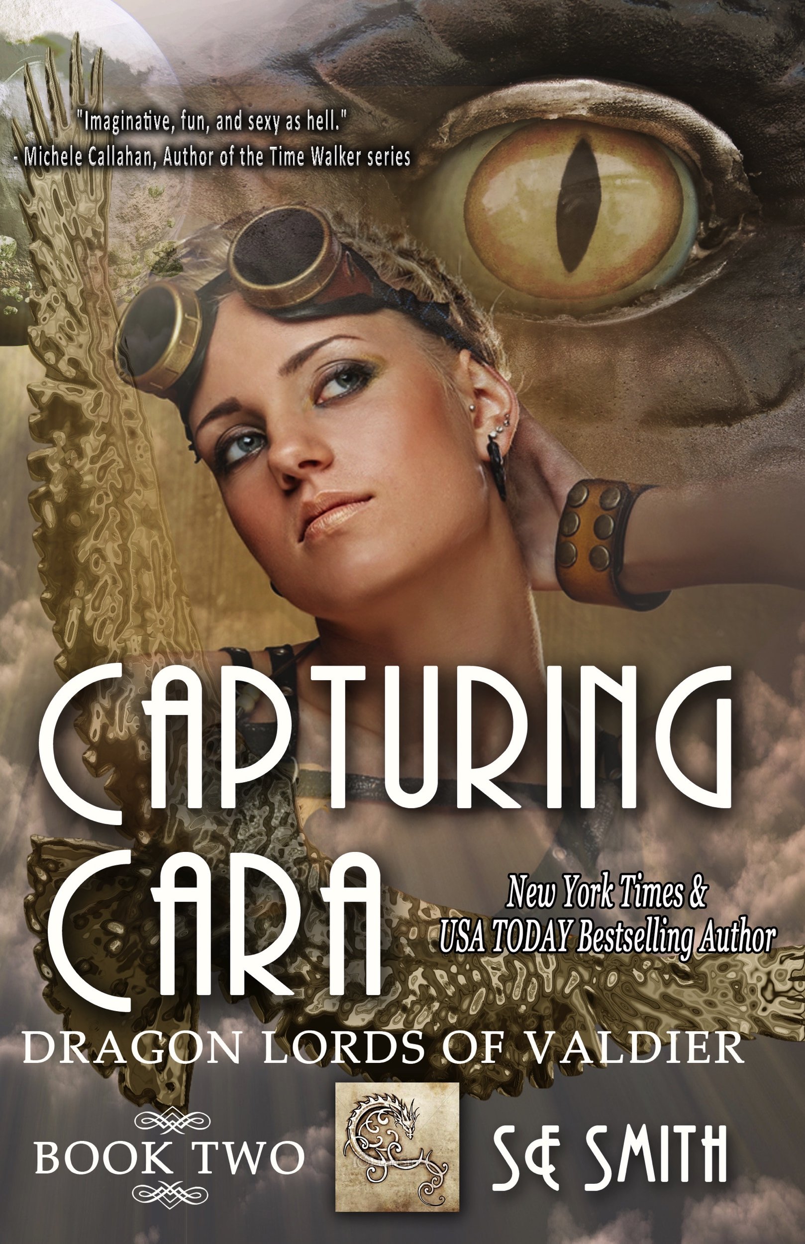 Capturing Cara: Science Fiction Romance (Dragon Lords of Valdier Book 2)