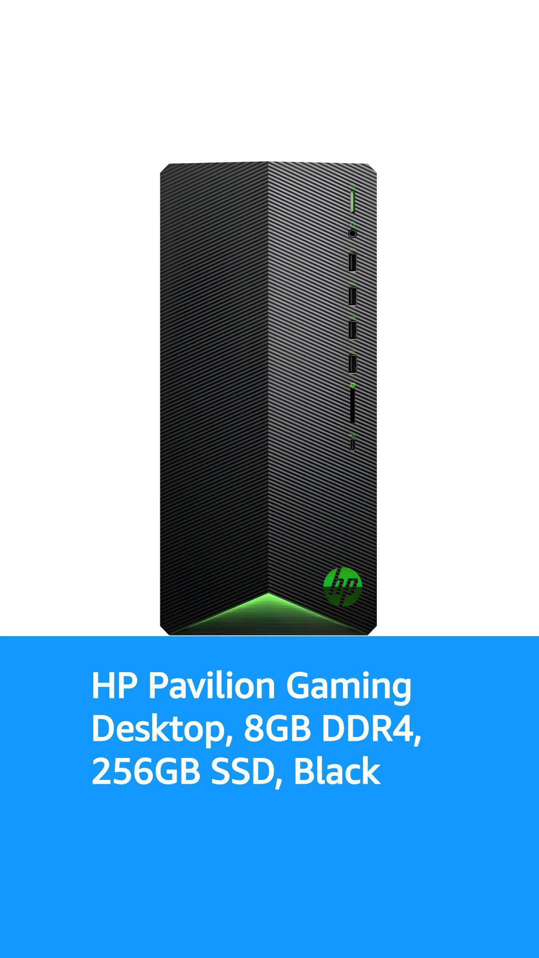 HP Pavilion Gaming Desktop (Intel Core i5-9400, 8GB DDR4, 256GB